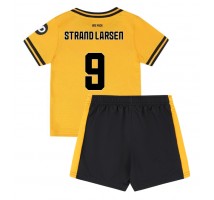 Wolves Jorgen Strand Larsen #9 Koszulka Podstawowa dzieci 2024-25 Krótki Rękaw (+ krótkie spodenki)